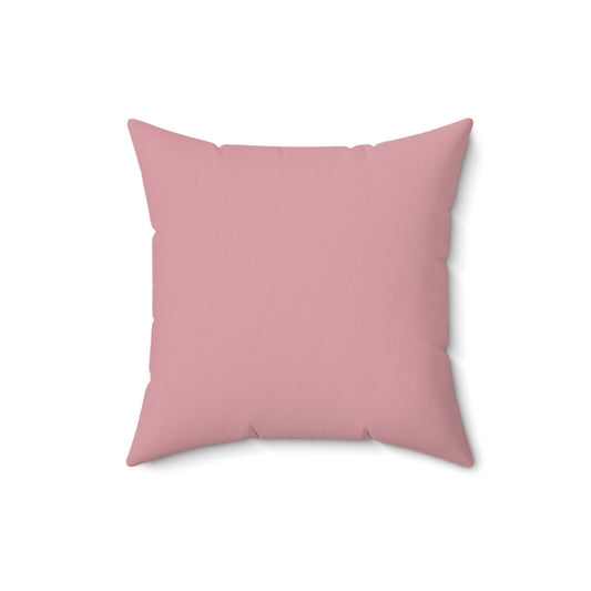 “Rose Reverence” Luxe Throw Pillow – Dusty Rose