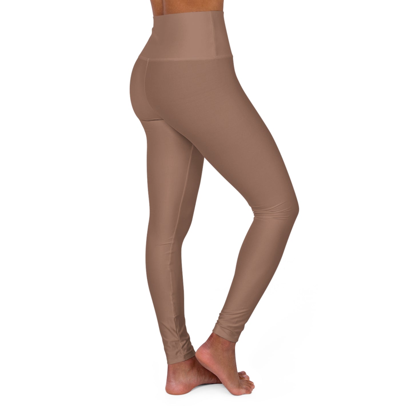 Faith in Motion: Luxe Solid Leggings – Mocha Mousse