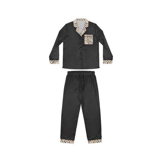 Silent Stride – Women’s Pajama Set (Black)