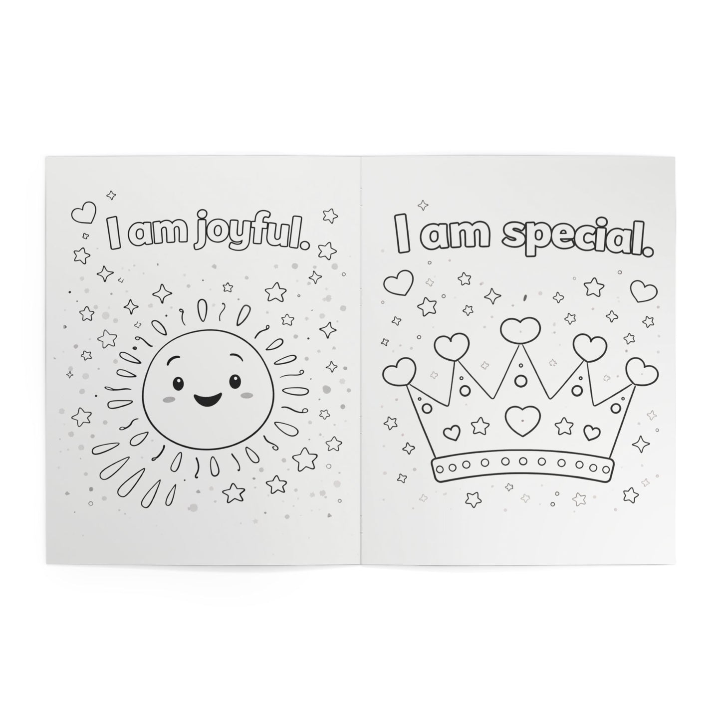 Little Hearts, Big Truth Kids Affirmation Coloring Book