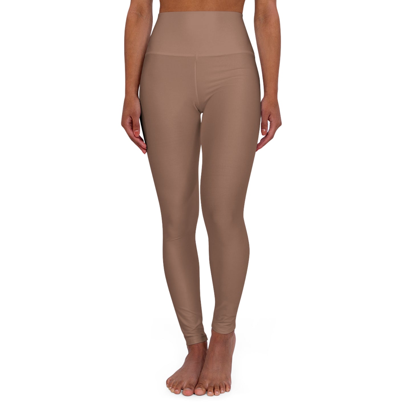 Faith in Motion: Luxe Solid Leggings – Mocha Mousse