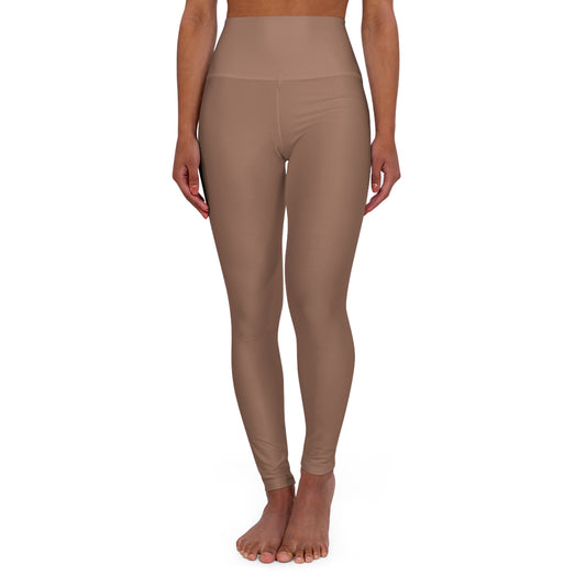Faith in Motion: Luxe Solid Leggings – Mocha Mousse
