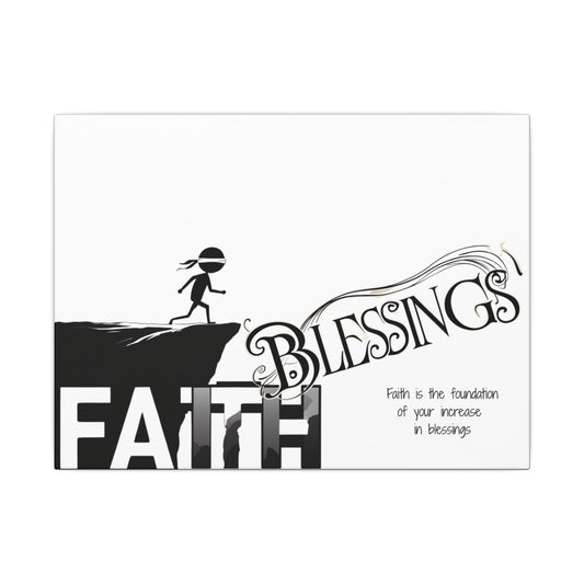 Faith Bridge to Blessings – Canvas Wall Art