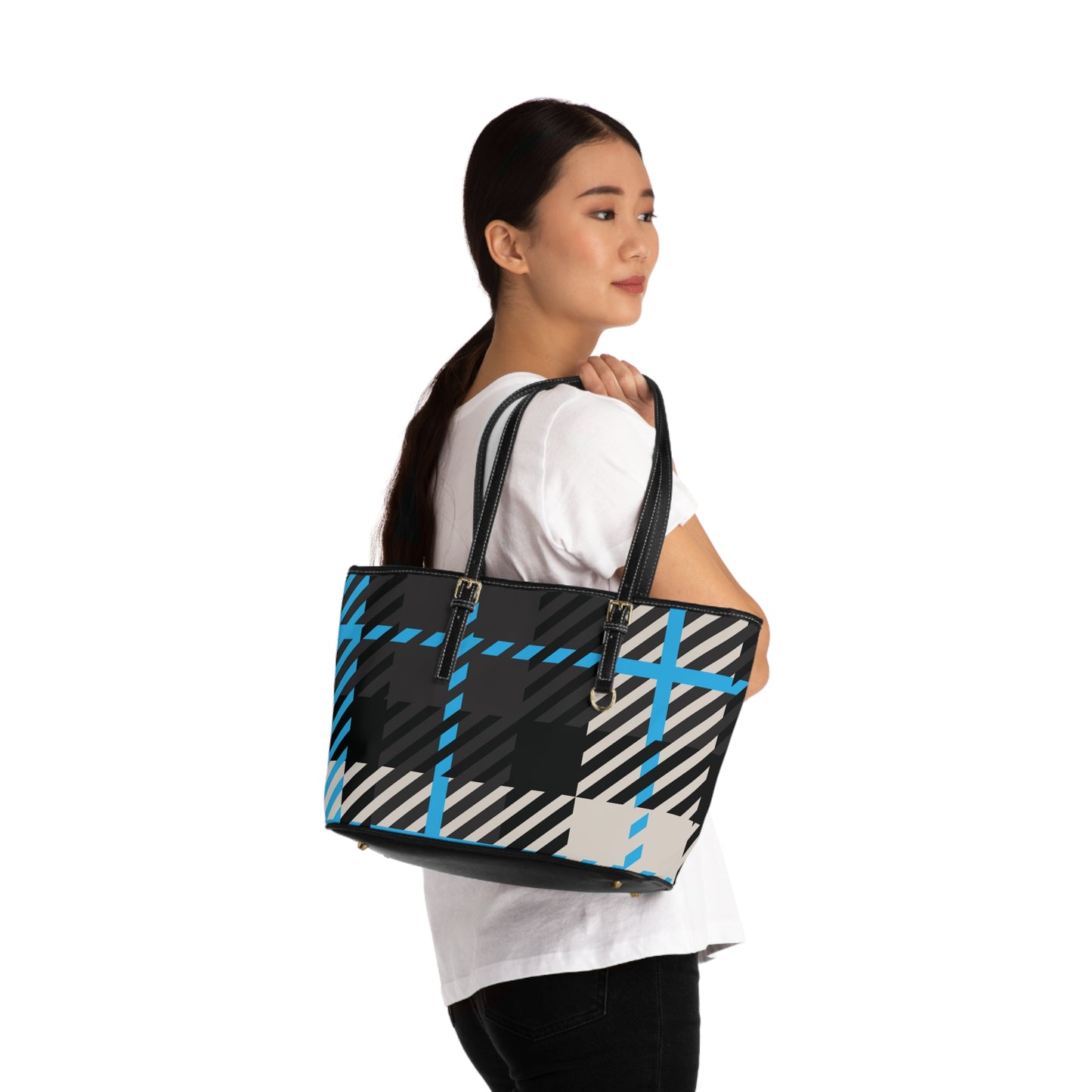 Frozen Echo Luxe Tote – Bold Belonging in Every Step