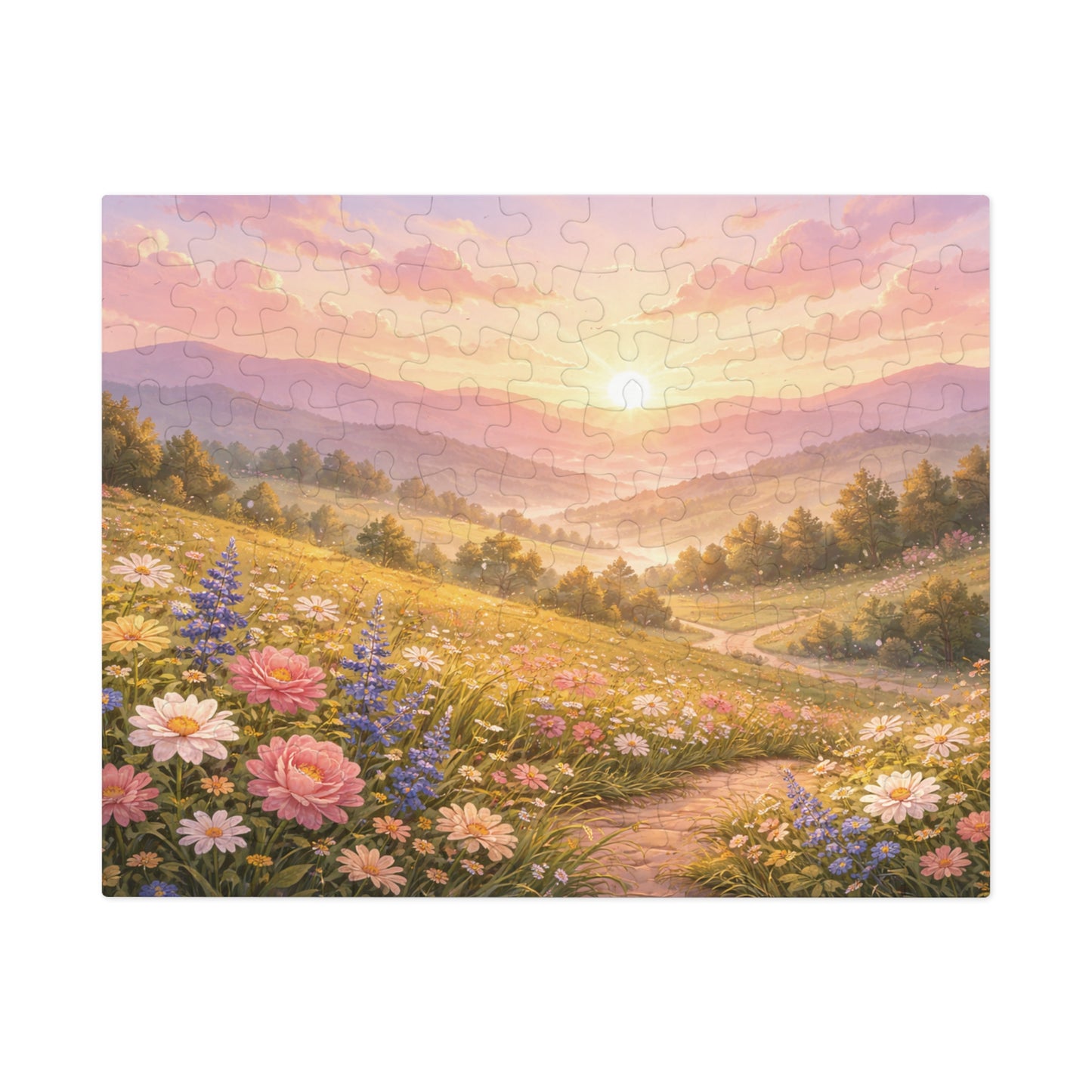 Dawn Over the Hills Puzzle