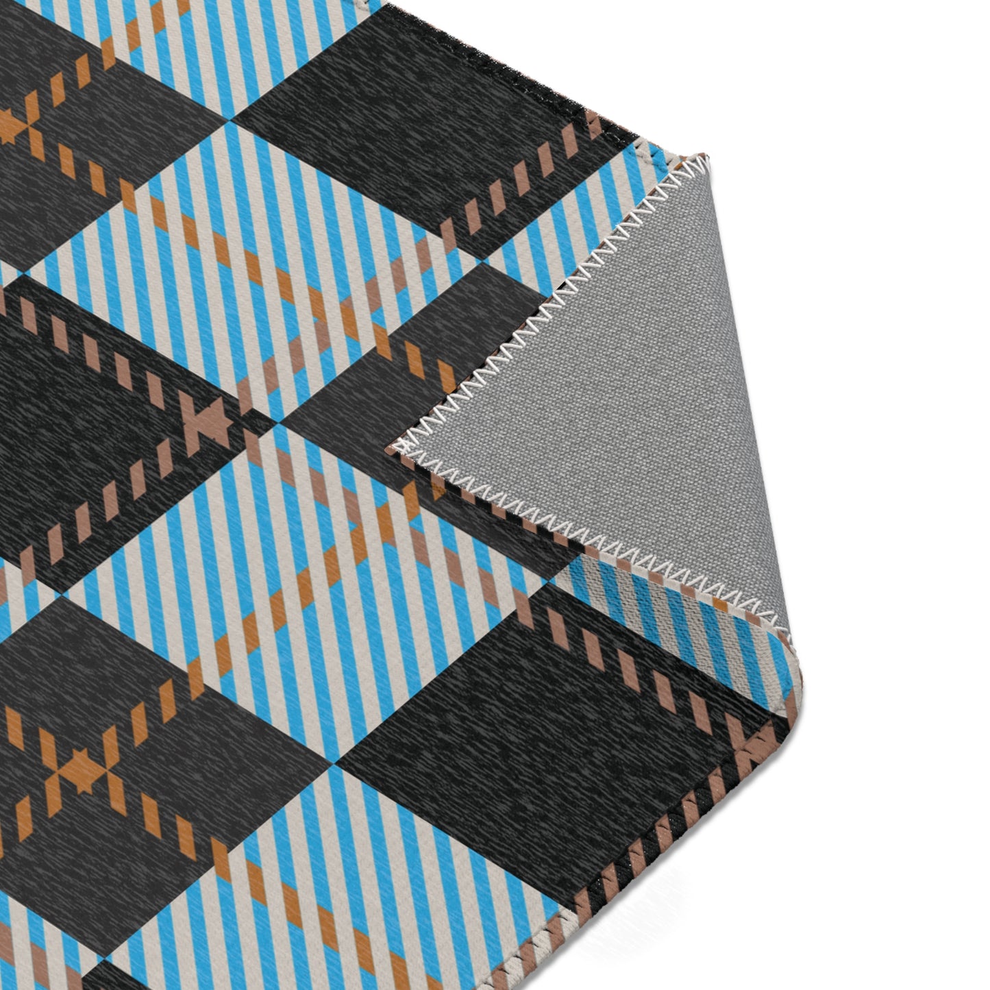 Ember Frost Area Rug – Frozen Tartan FW25