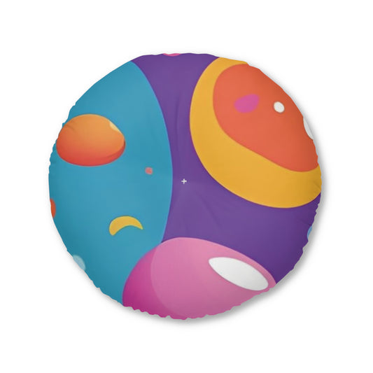 “JoyDrop” Round Floor Pillow