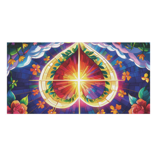 Radiant Grace – Sacred Heart Bath Towel