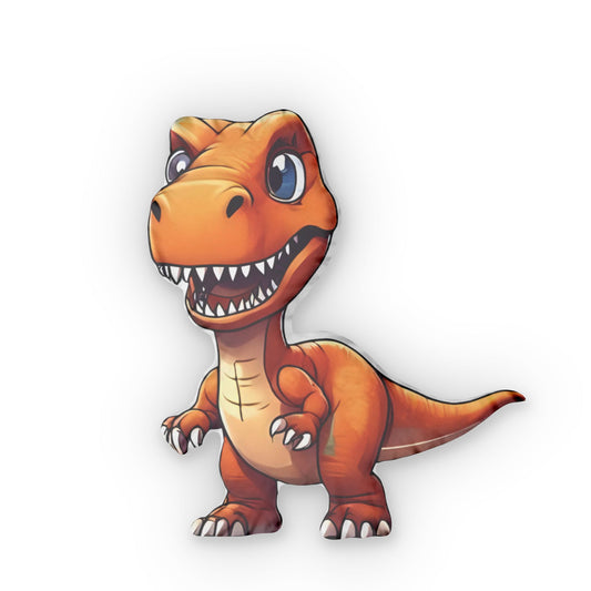 Lil’ Roar Trex Dino Pillow - Unique Plush Toy, Kids Room Decor, Dinosaur Gift, Playroom Accent, Soft Toy
