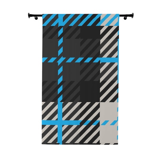 Frozen Echo Plaid Blackout Curtain