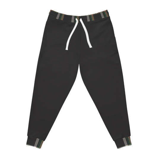 Faithful Tartan Joggers – Charcoal Black