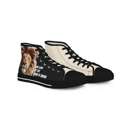 Lion of Judah High-Top Sneakers – Hope in Christ Edition