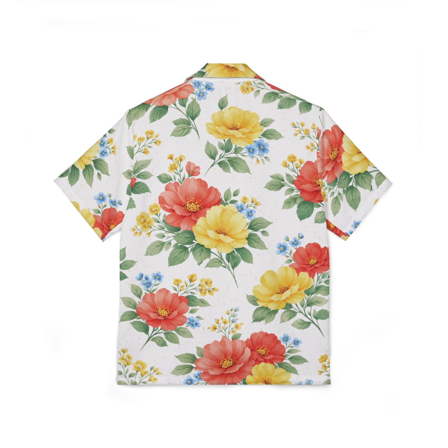 Petal Bloom – Men’s Short Sleeve Button-Up