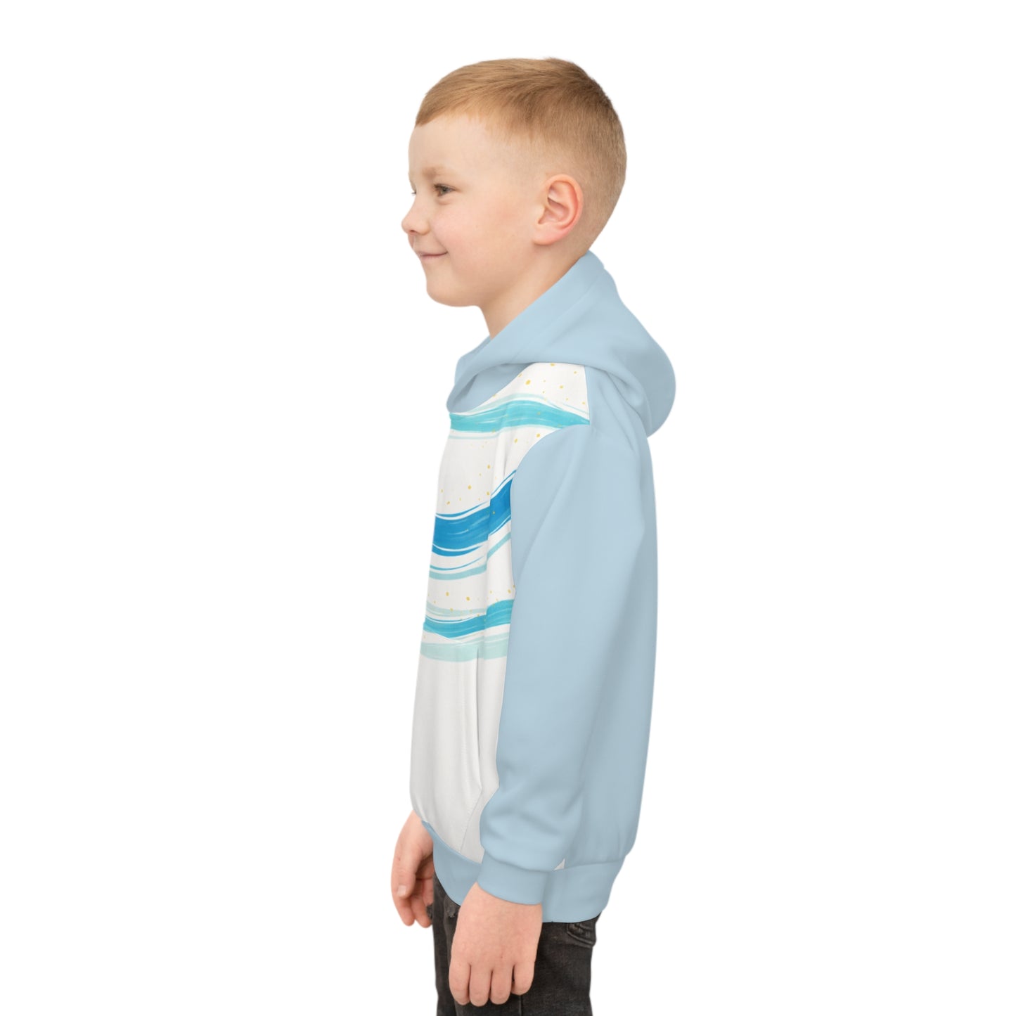 Bloomline Youth Hoodie (Unisex) | Golden Unfurling