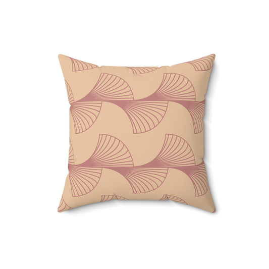 Rose Deco Luxe Throw Pillow – Champagne Gold Base