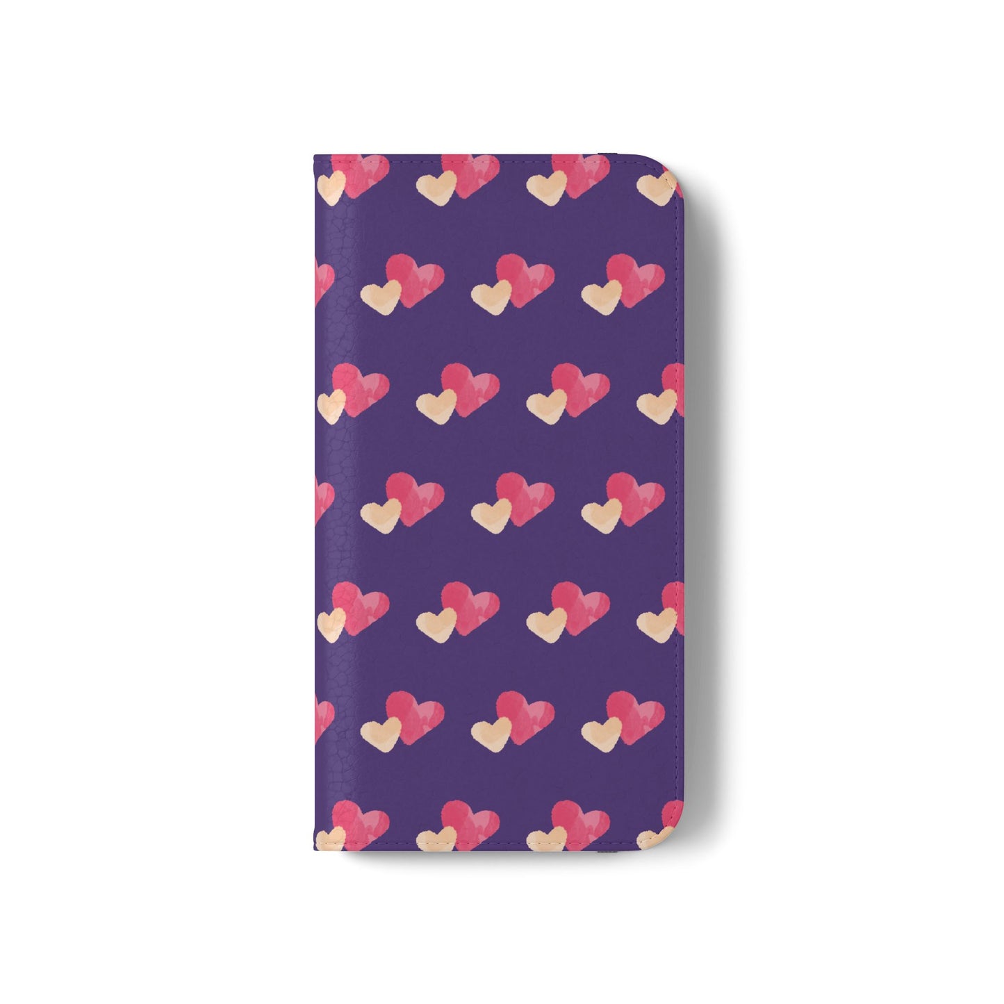 "Faith-Filled Hearts | Flip Phone Case – Purple"