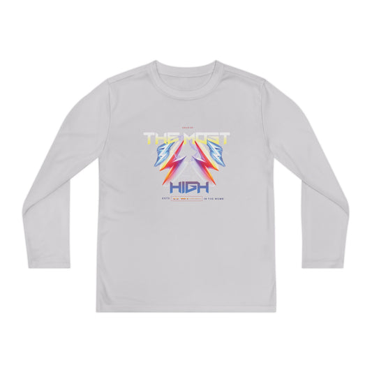Child of the Most High – Youth Long Sleeve Tee (Unisex, Multiple Colors)