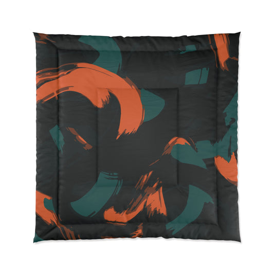 Urban Ember – Abstract Comforter (Twin–King)