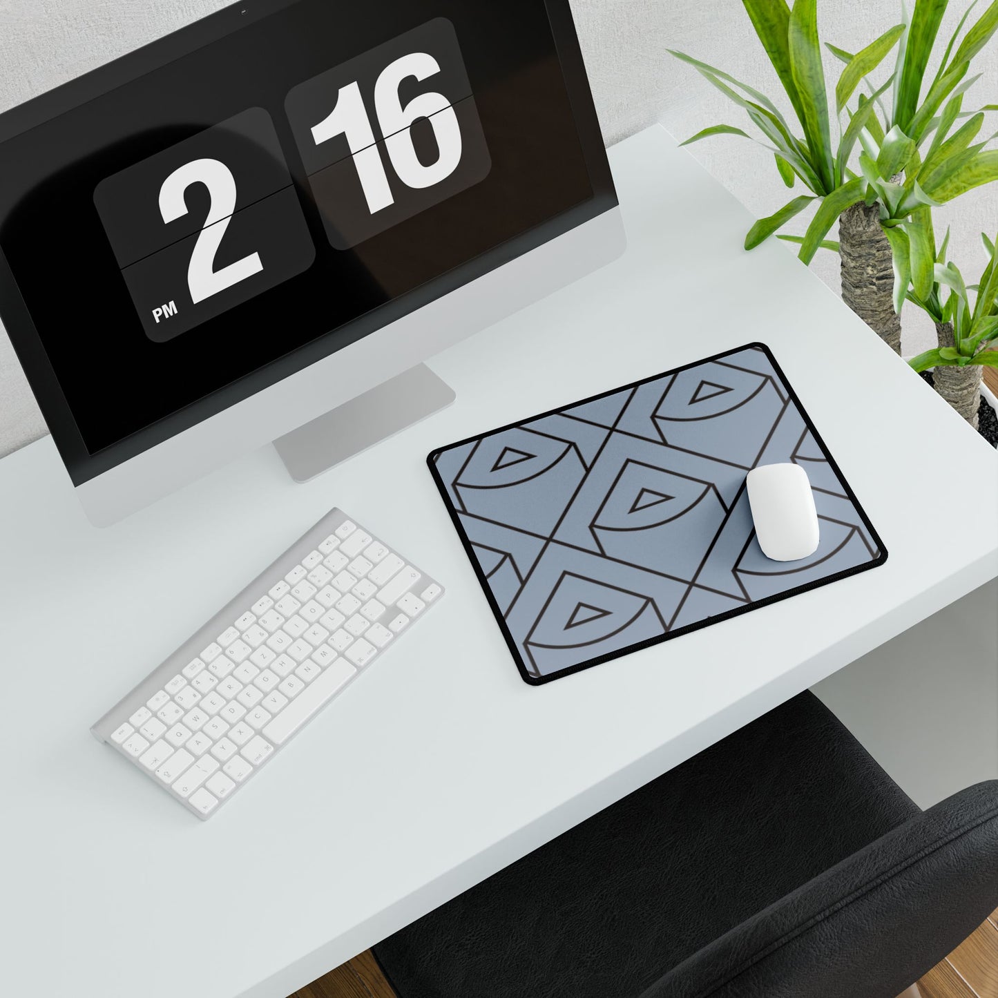 Celestial Ground Desk Mat — Modern Large Mousepad Desk Pad