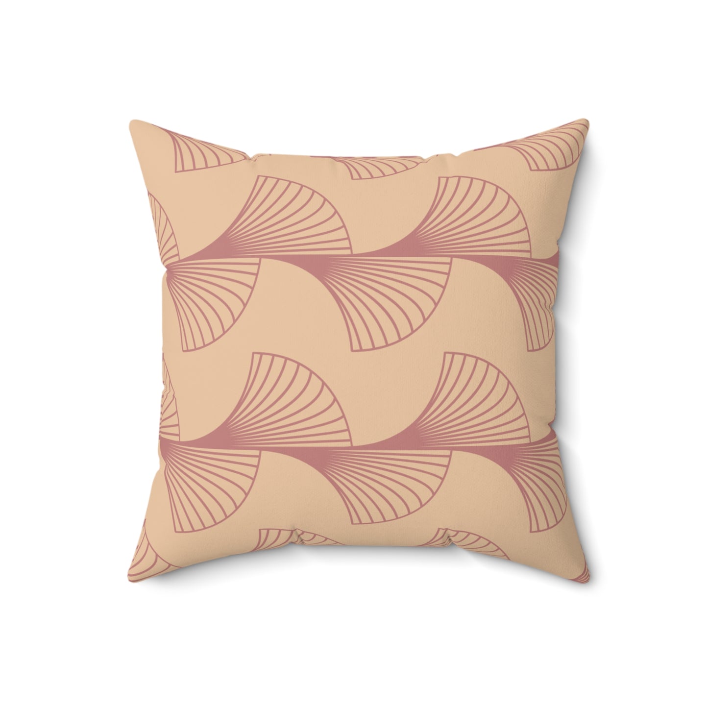 Rose Deco Luxe Throw Pillow – Champagne Gold Base
