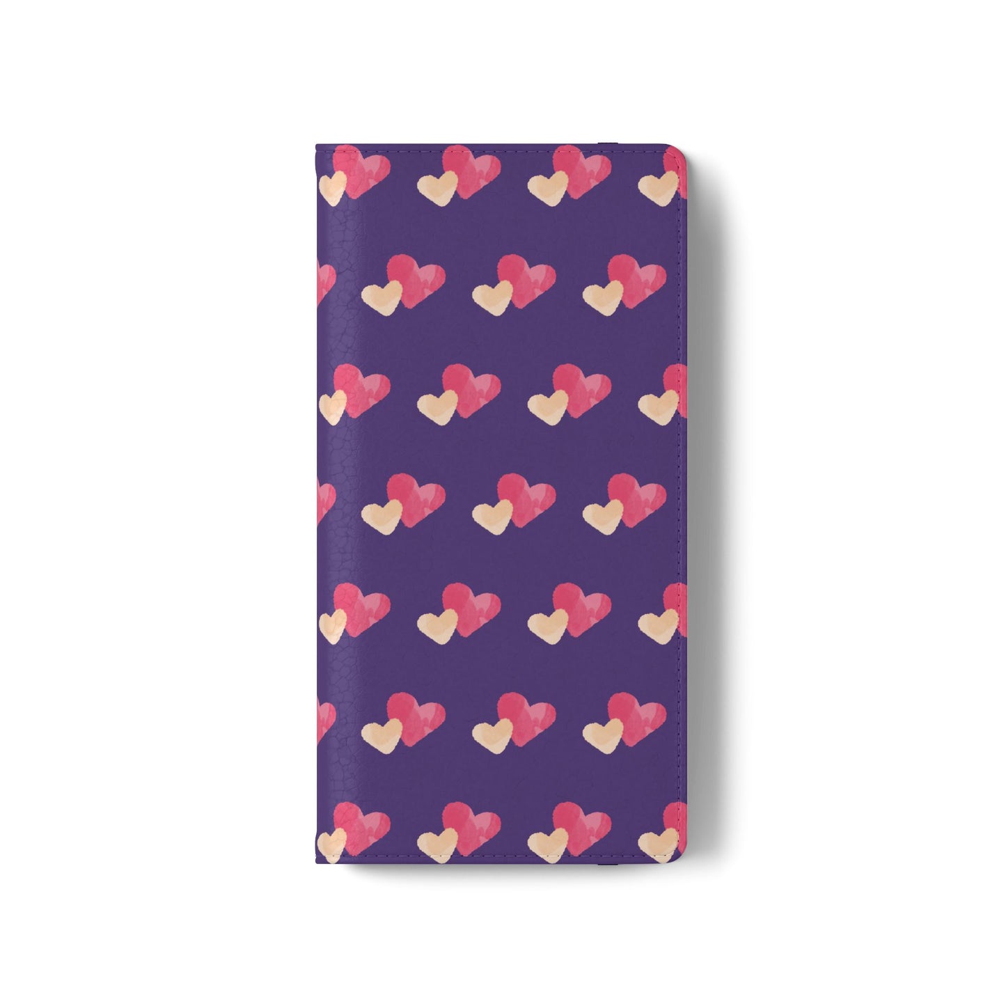 "Faith-Filled Hearts | Flip Phone Case – Purple"