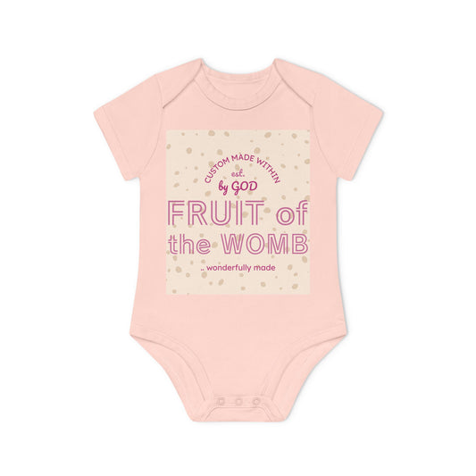 Organic Baby Bodysuit - Fruit of the Womb