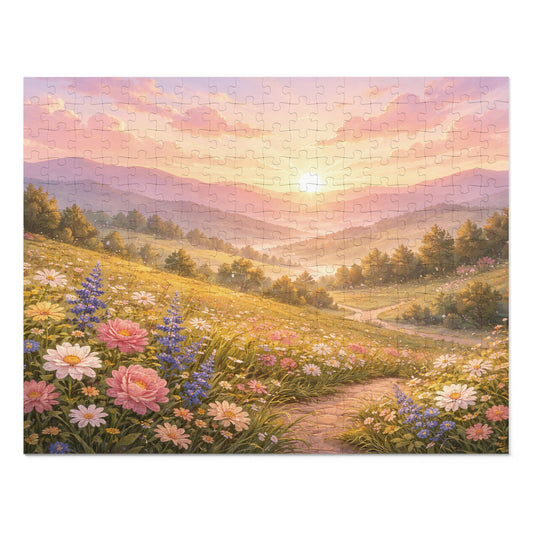 Dawn Over the Hills Puzzle