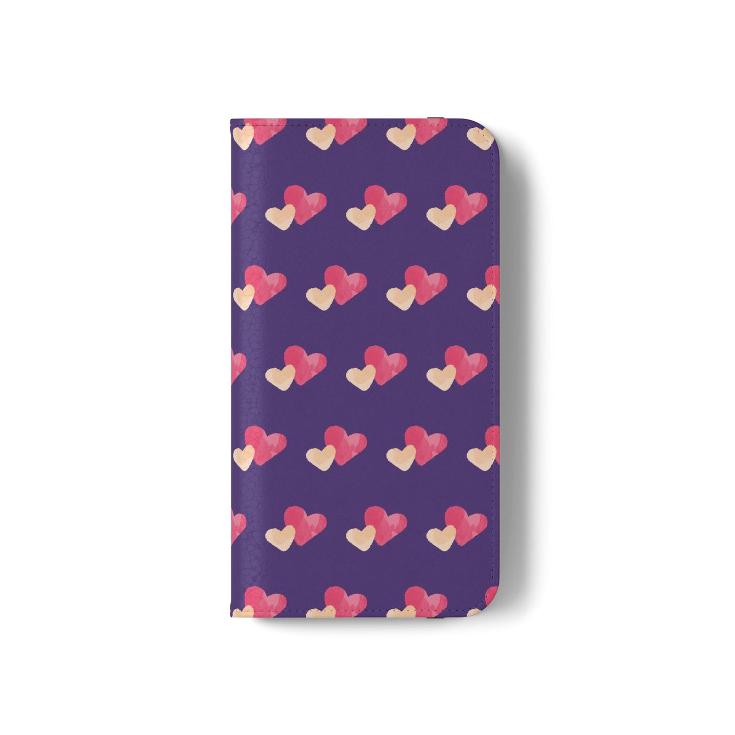 "Faith-Filled Hearts | Flip Phone Case – Purple"
