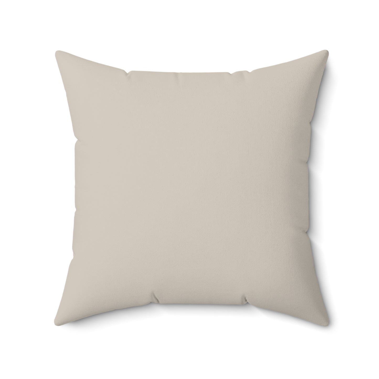 Frozen Echo Reversible Throw Pillow – Stone Beige Edition