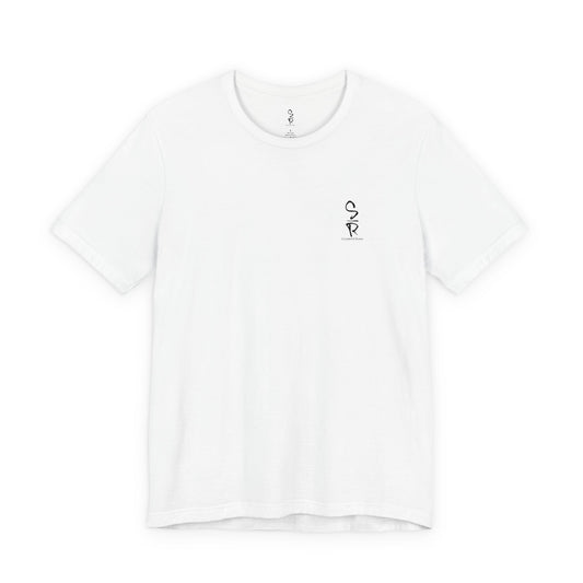"Scattered Roses" Embroidered Logo Unisex Tee