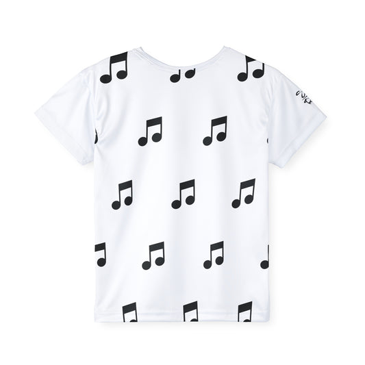 Eye-Catching Kids Music Note Vibrant Athletic Tee, Youth Sports Apparel, Fun Team Shirt, Unique Gift for Young Athletes, Colorful [...]