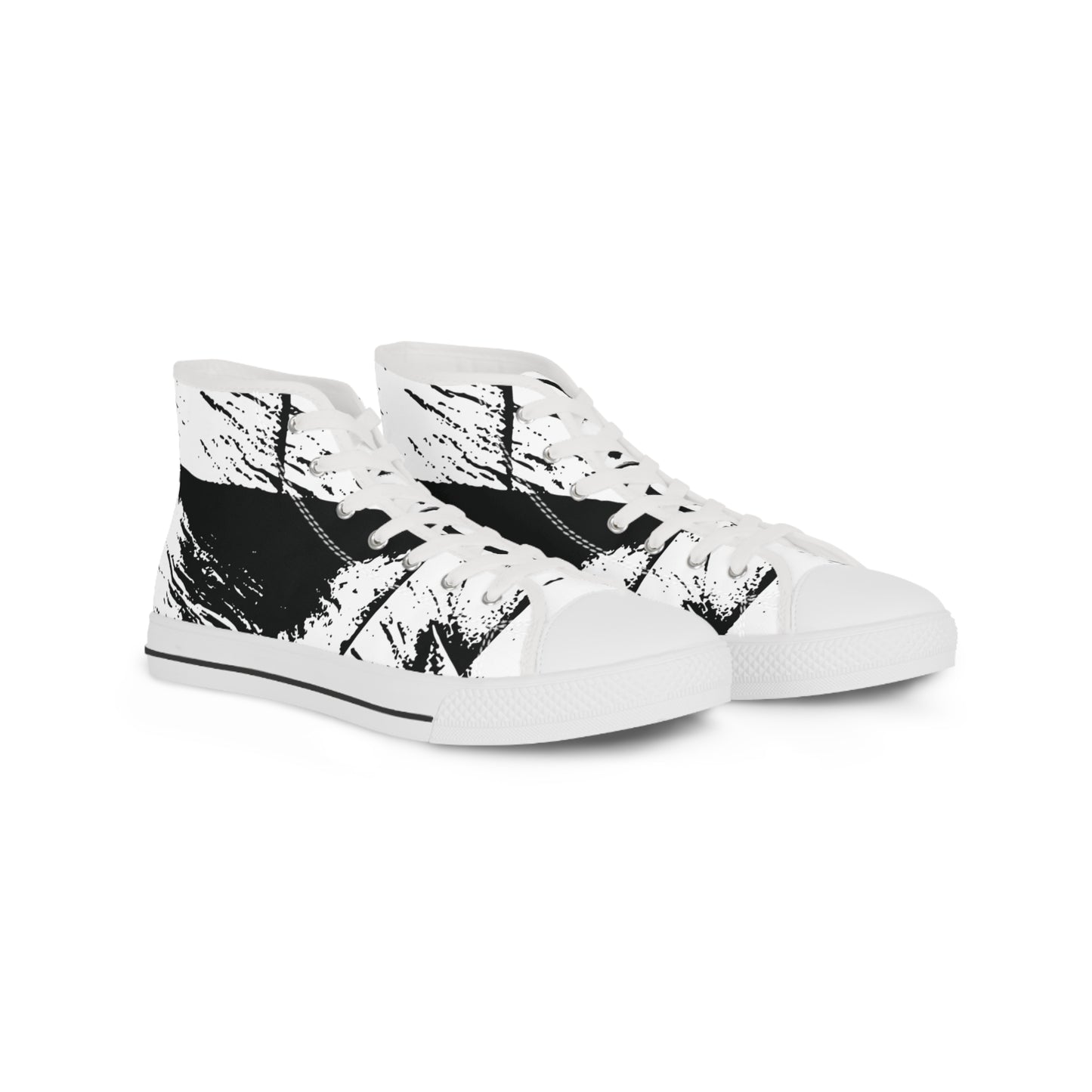 Bold Foundations – Men’s High-Top Sneakers, Unique Sneakers for Men, Trendy Footwear, Casual Sneakers, Graphic Sneakers, Perfect Gift for Him