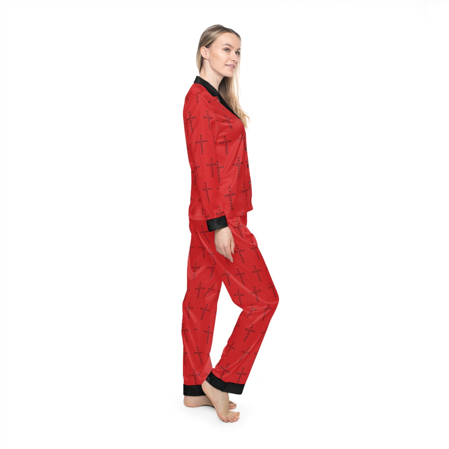 Covered in Crimson – Women’s Pajama Set