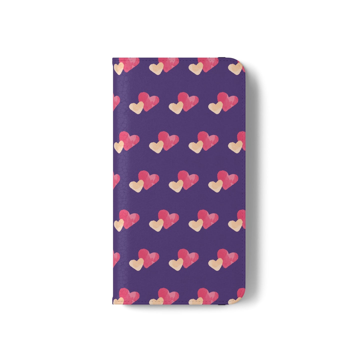 "Faith-Filled Hearts | Flip Phone Case – Purple"
