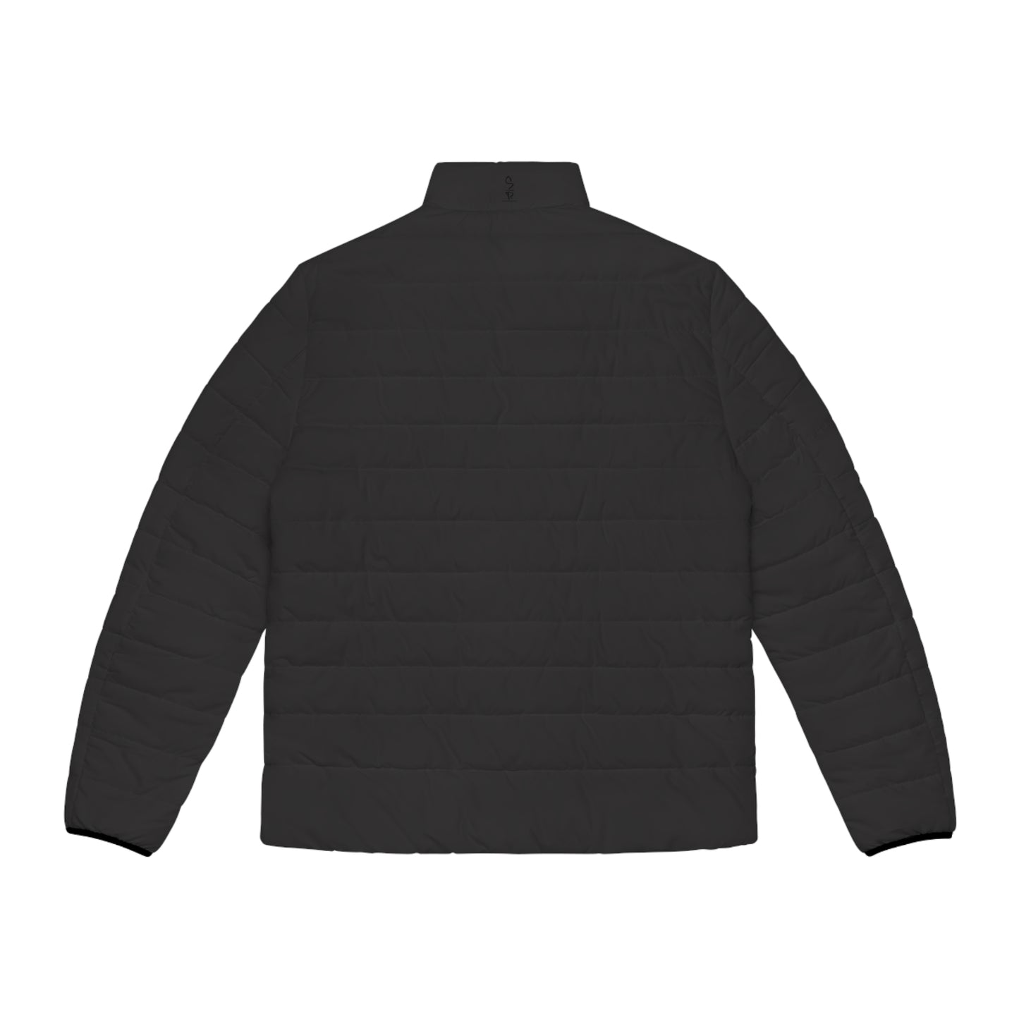 Faithful Tartan Men's Puffer Jacket – Charcoal Black - Men's