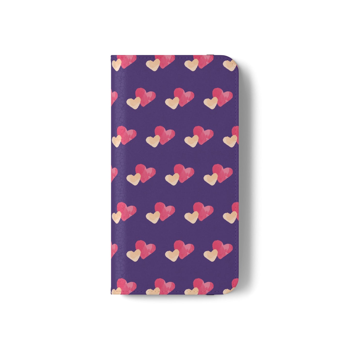 "Faith-Filled Hearts | Flip Phone Case – Purple"