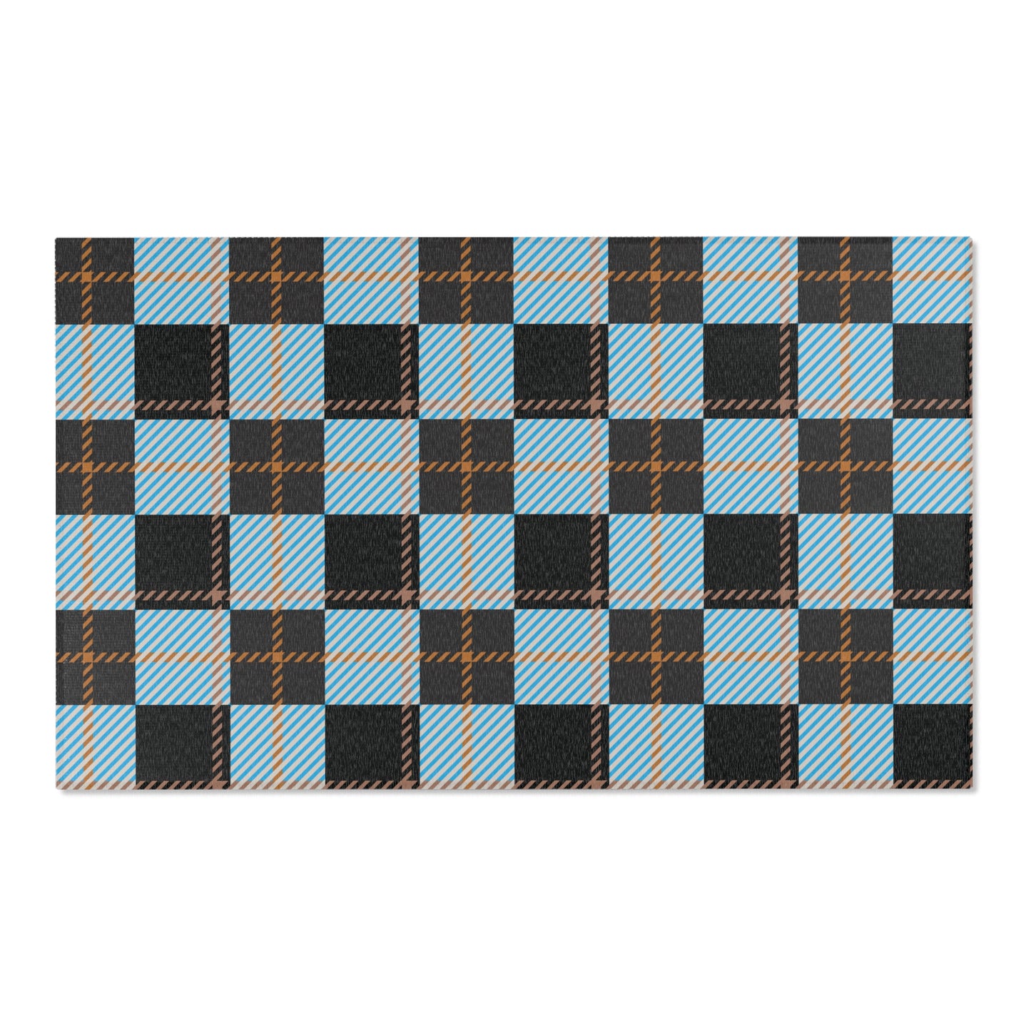 Ember Frost Area Rug – Frozen Tartan FW25