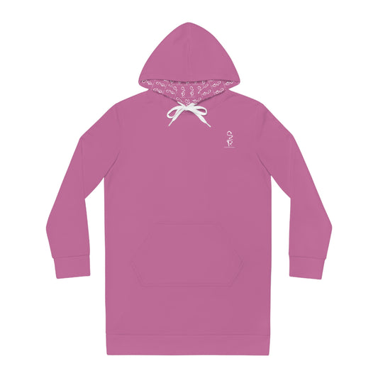 Beloved & Bold – Rose Quartz Hoodie Dress