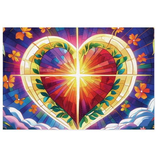 "Heaven’s Heart: Light of Love Puzzle"
