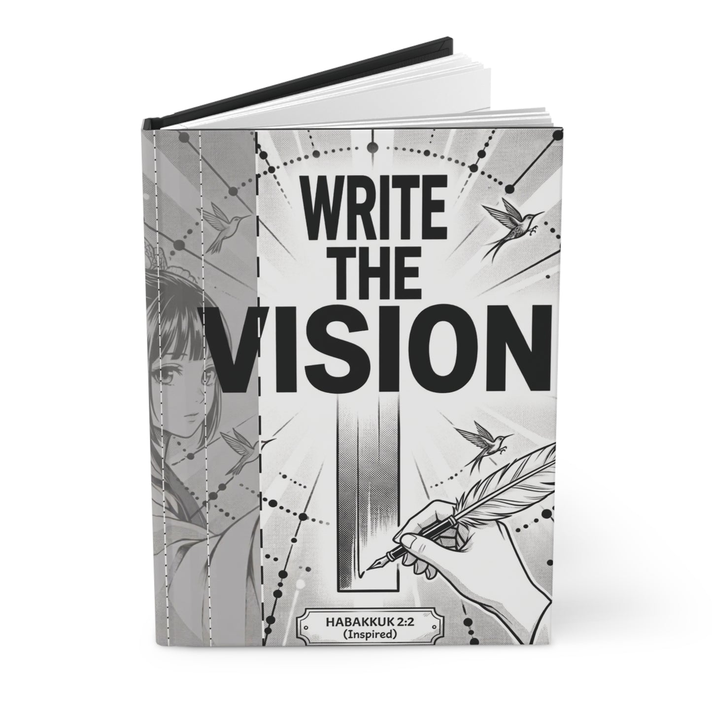"Write the Vision" Hardcover Journal – Habakkuk 2:2 Inspired