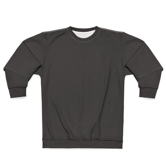 Faithful Tartan Solid Sweatshirt – Charcoal Black | Whispers of Winter Collection
