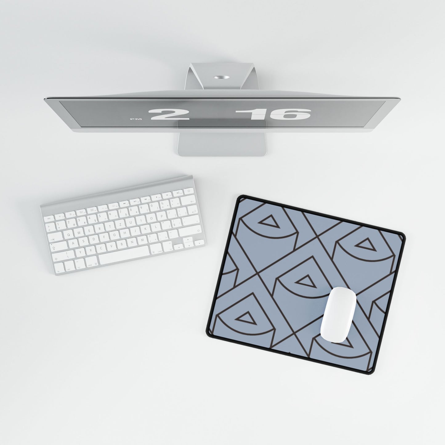 Celestial Ground Desk Mat — Modern Large Mousepad Desk Pad