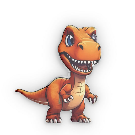 Lil’ Roar Trex Dino Pillow - Unique Plush Toy, Kids Room Decor, Dinosaur Gift, Playroom Accent, Soft Toy