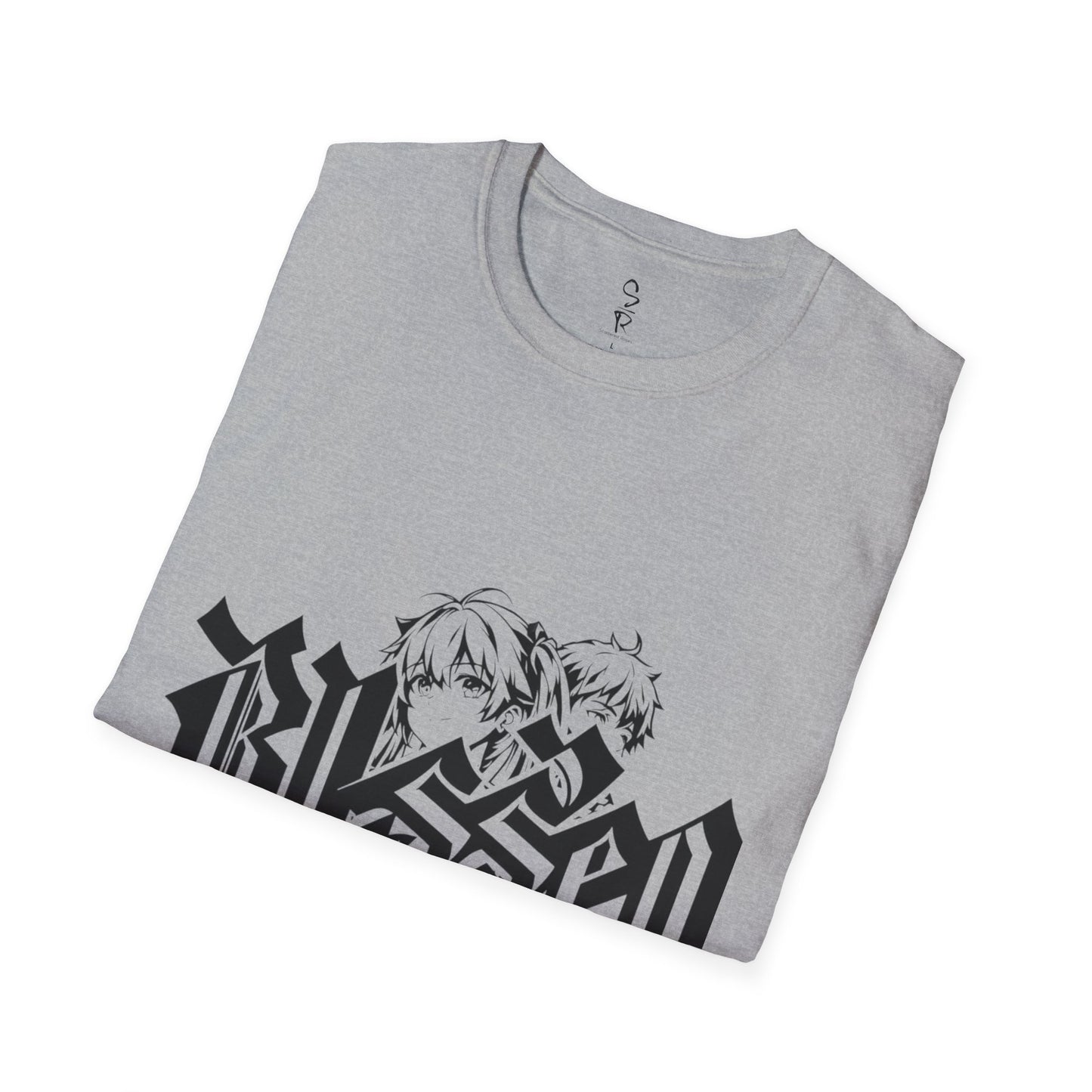 Blessed Graffiti Tee – Covered in Grace, Clothed in Boldness