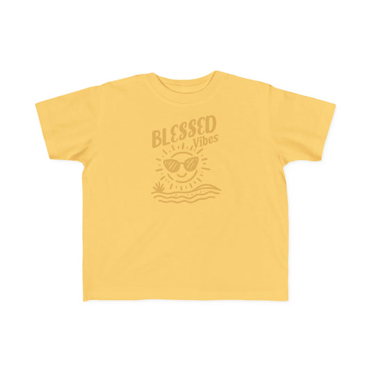 Blessed Vibes Baby Tee – Sunshine & Smiles Edition