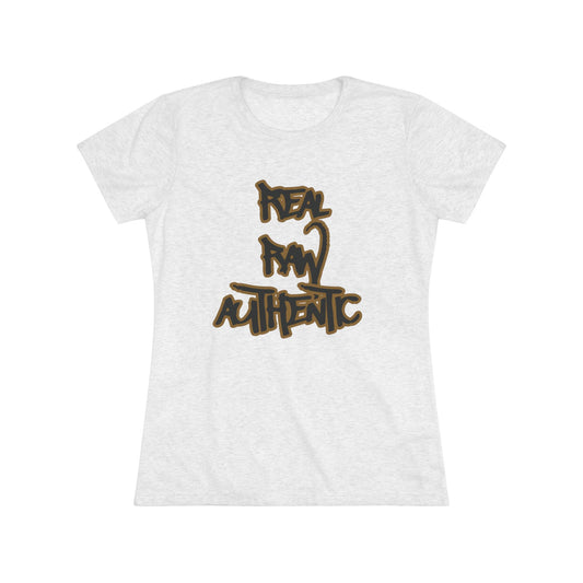 Real • Raw • Authentic Tee – Women’s Faith Streetwear