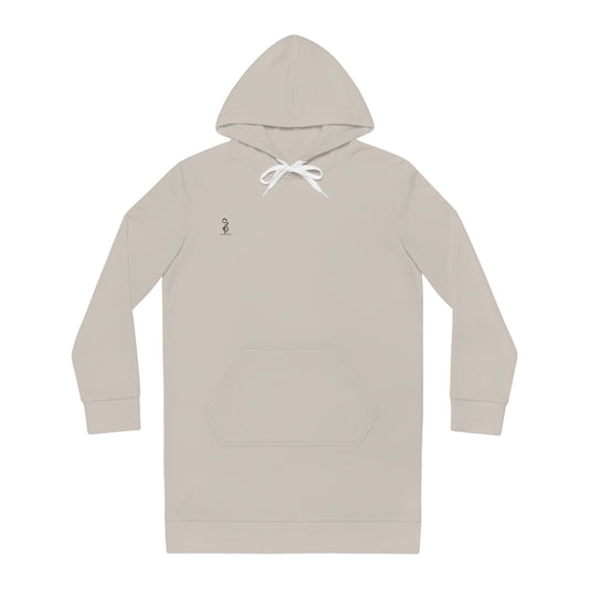 Whispers of Winter Solid Hoodie Dress – Stone Beige