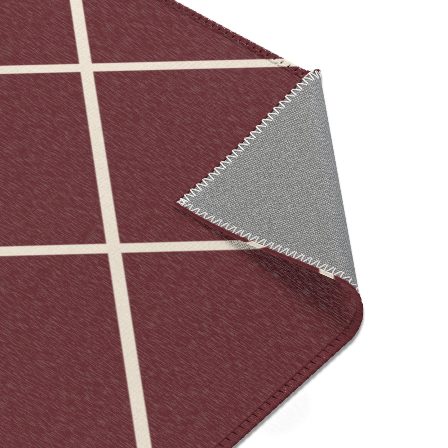 Covered in Wine Geometric Rug