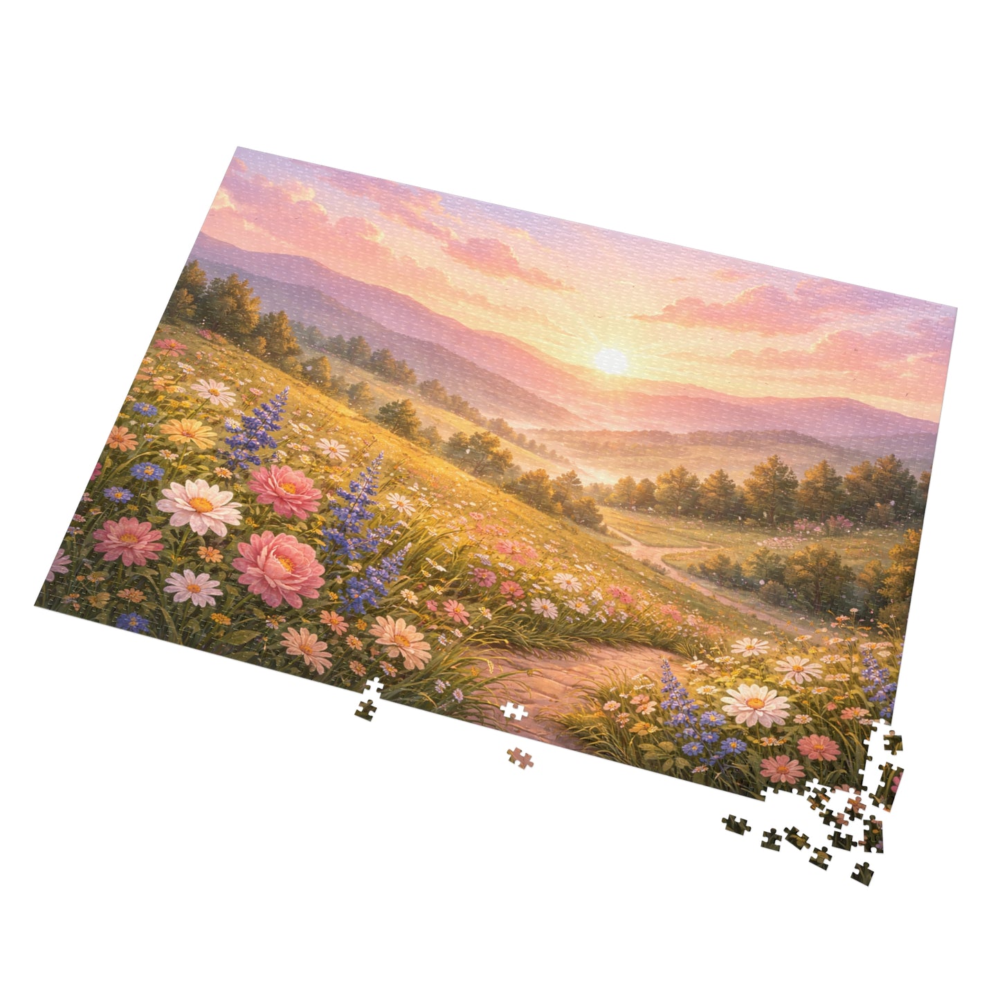 Dawn Over the Hills Puzzle