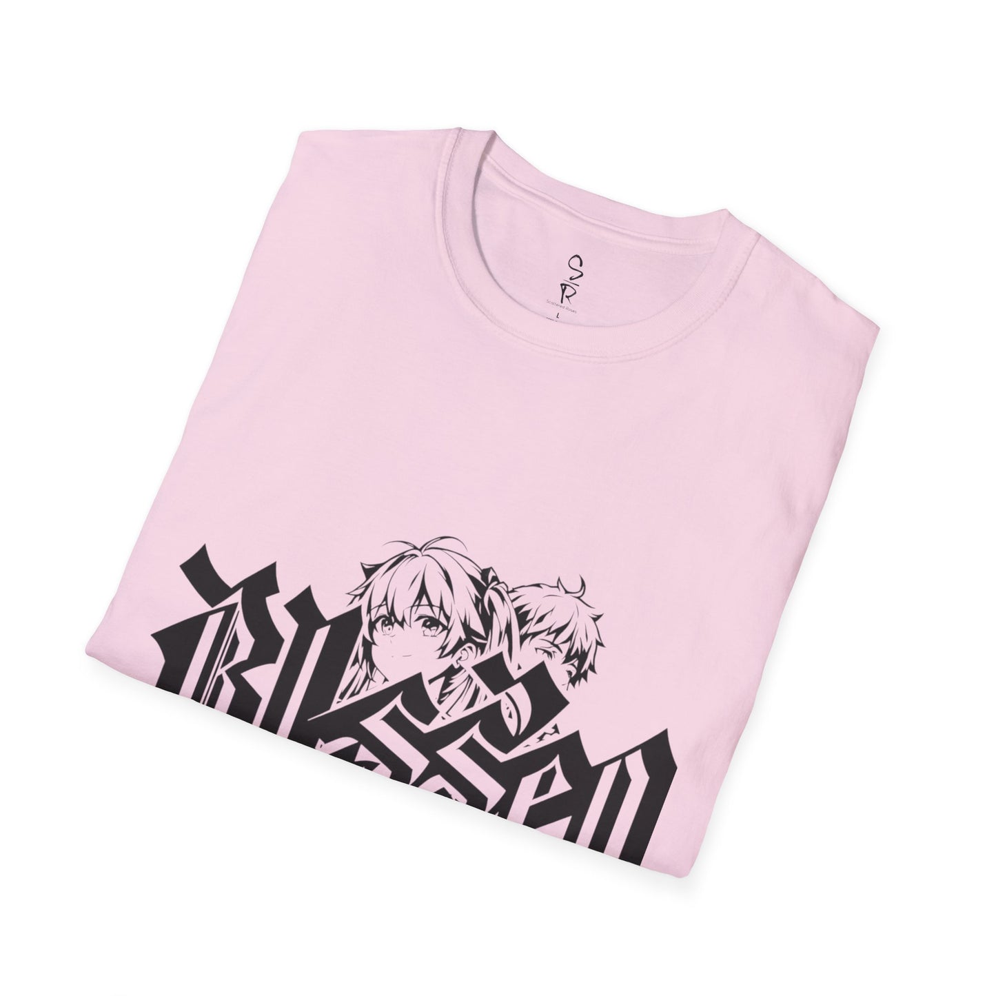 Blessed Graffiti Tee – Covered in Grace, Clothed in Boldness